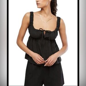 WeWoreWhat Tie Front Cami Top